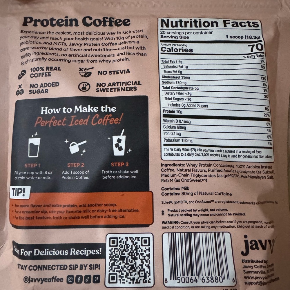 Caramel Protein Coffee - Picture 2 of 3